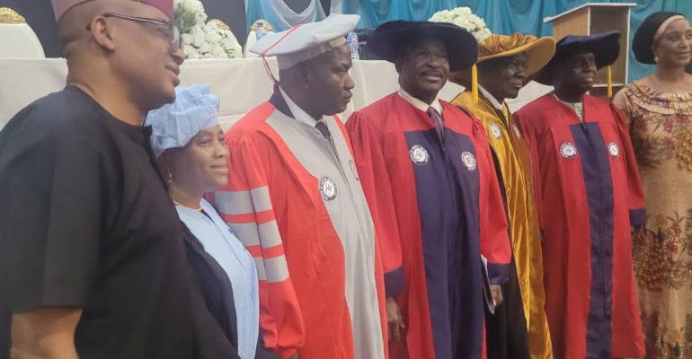 Prof Mike Ozekhome, SAN, CON, OFR, FCIArb, LL.M, Ph.D, LL.D, D.Litt, D SC, was today ( 21st November, 2023), inducted as a Fellow of the prestigious and reputable INSTITUTE OF MEDICAL AND HEALTH LAW, in Abuja, FCT. Here, glimpses of the event which took place at Merit House Abuja.